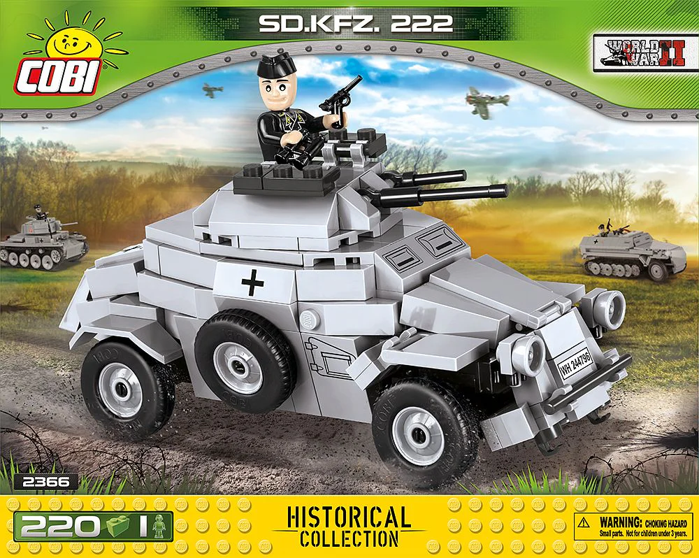 Sd. Kfz 222 Light armoured reconnaissance vehicle COBI 2366