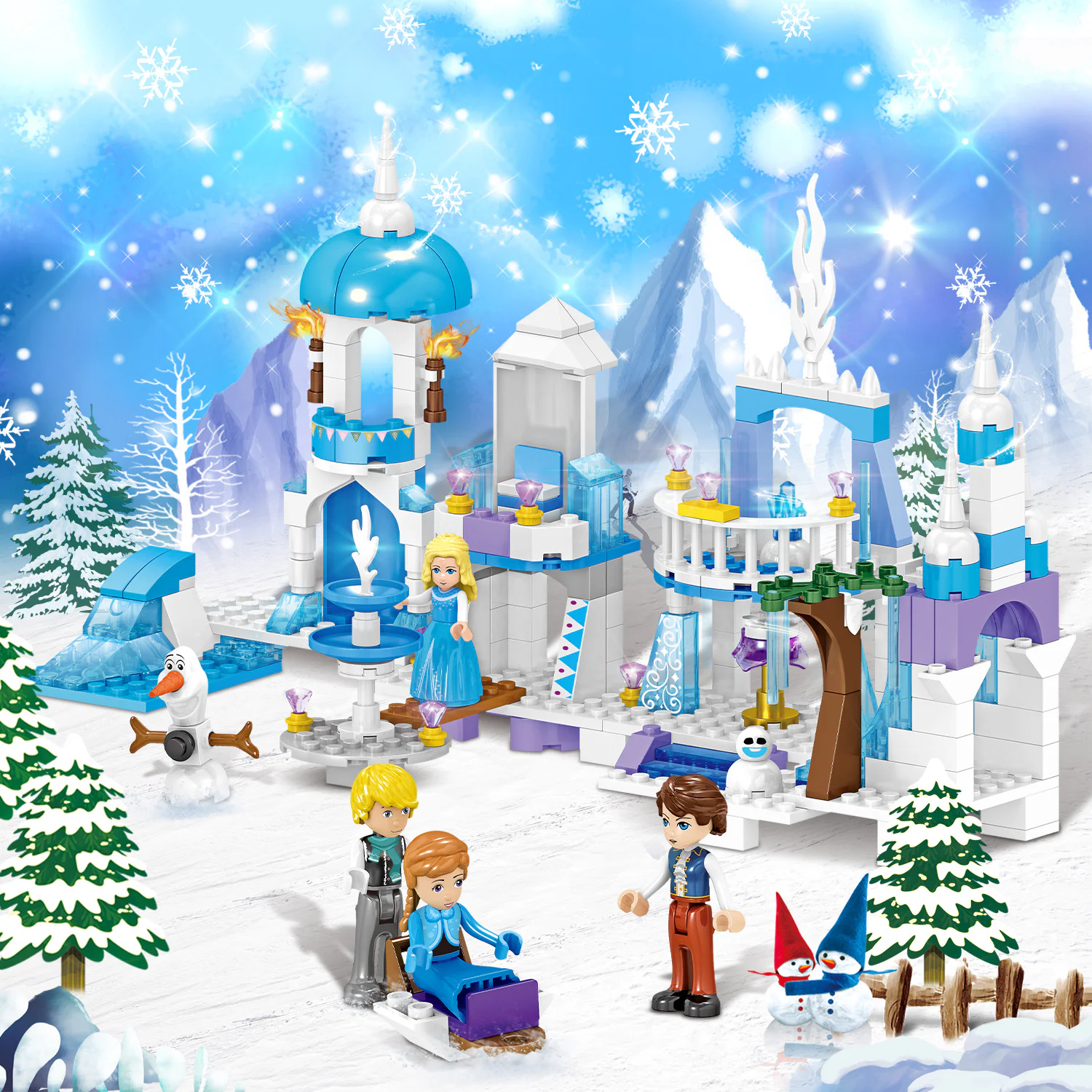 Windsor Castles Ice Seasons: Ice Fantasy Castles 哲高 ZHEGAO QL1162 image 5