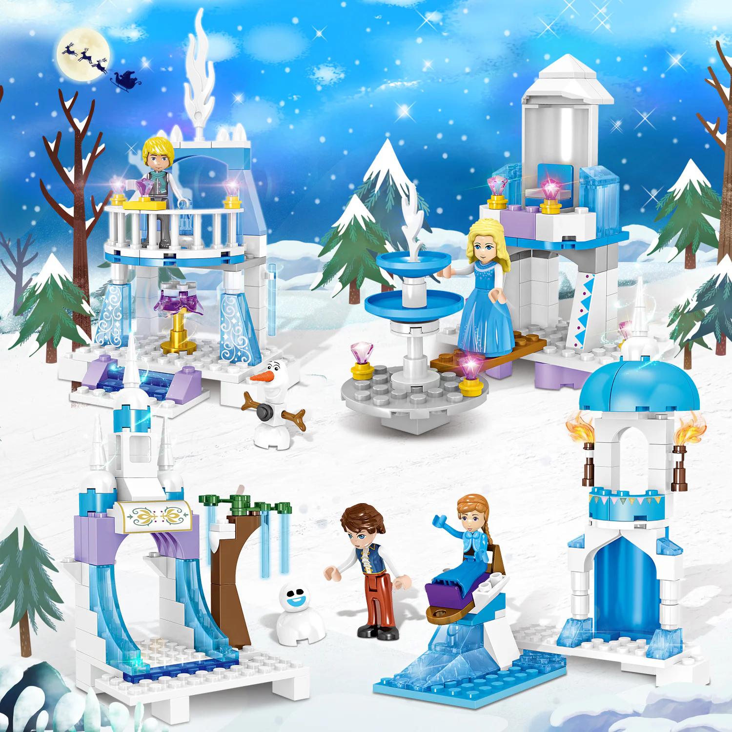 Windsor Castles Ice Seasons: Ice Fantasy Castles 哲高 ZHEGAO QL1162 image 6