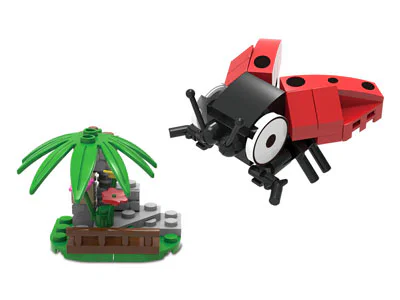 Insect mobilization: Happy little ladybug 开智 KAZI/高博乐 GBL KY80021-1