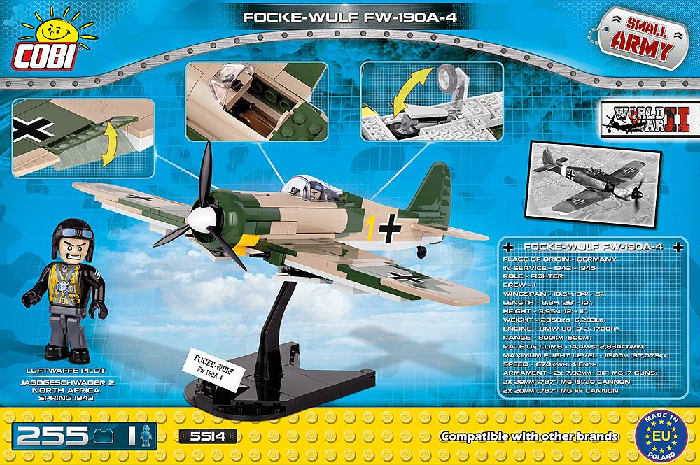 Focke-Wulf Fw 190 "Butcher Bird" COBI 5514 image 1