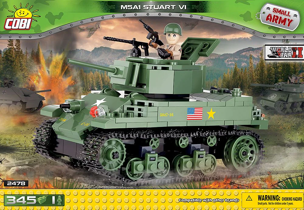 M5 Stuart tank COBI 2478