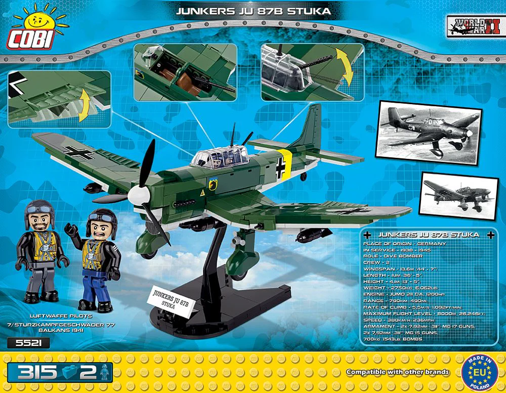 Ju, 87 dive bombers COBI 5521 image 1