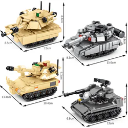 Survival Warfare: Battle Tanks - M1A2 Main Battle Tank, T-90 Main Battle Tank, M109 Self-Propelled Gun, Cheetah Self-Propelled Anti-Aircraft Gun.