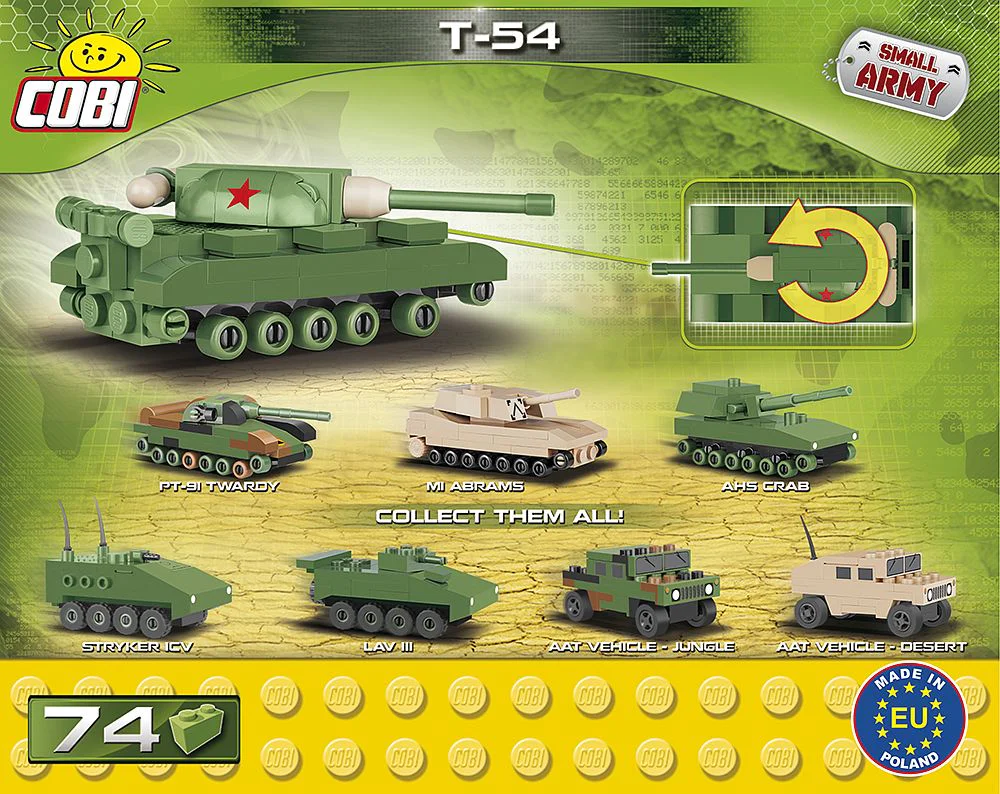 Mini Tank T-54 COBI 2247 image 1