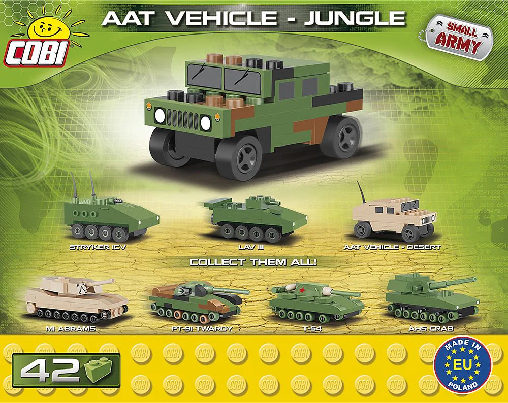 NATO armoured all-terrain vehicle, jungle, mini COBI 2245 image 1