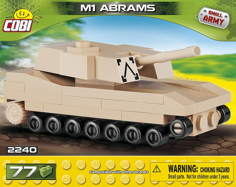 Audiobooks Mini Abram's Tank Puzzle COBI 2240
