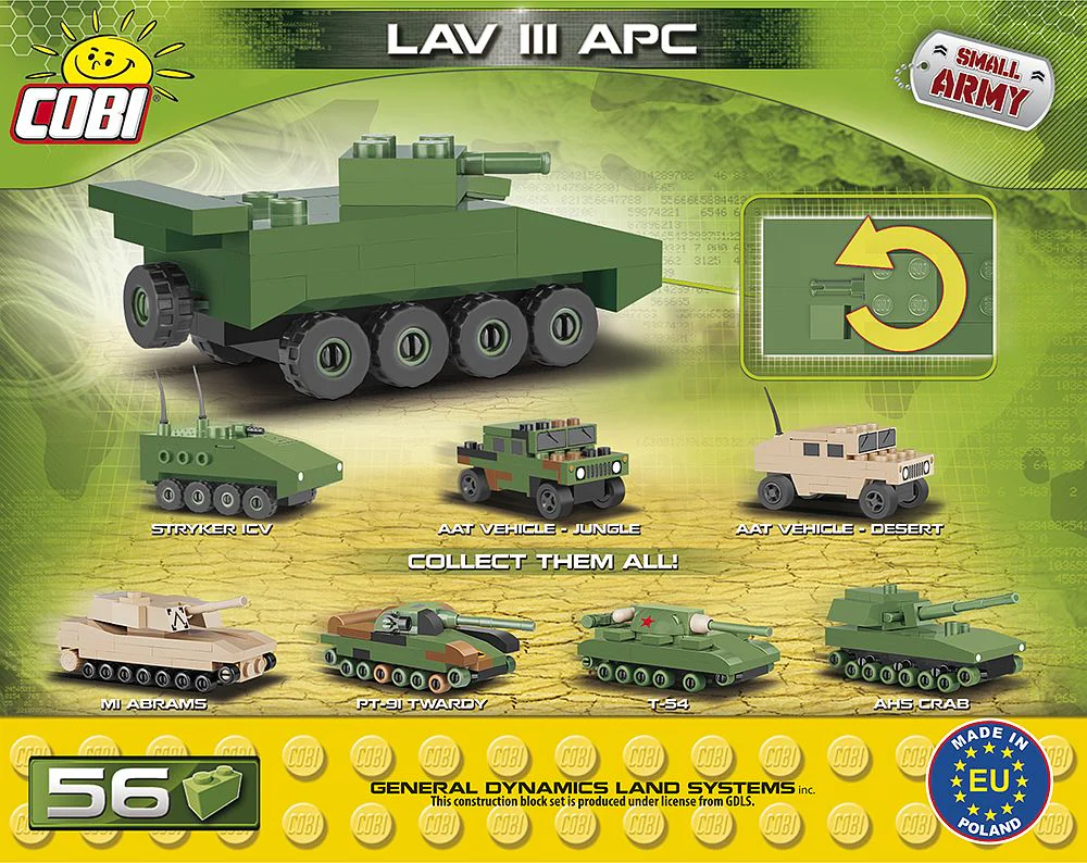 Mini (Armored Vehicle) LAV-III (Light Armored Vehicle) COBI 2241 image 1