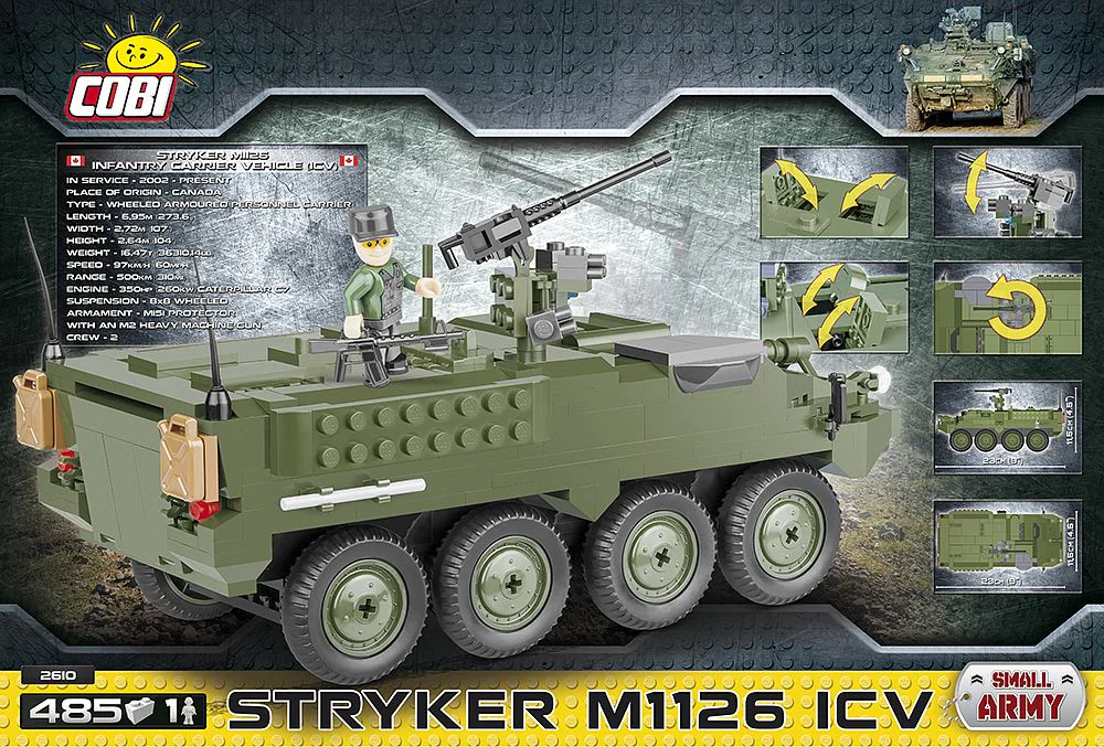 ARMOURED PERSONNEL CARRIER M1126 COBI 2610 image 1