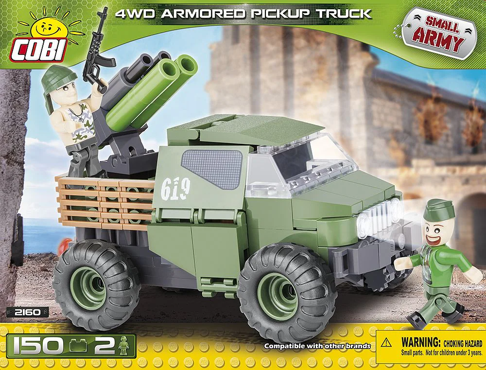 Four-wheel drive armored pick-up truck. COBI 2160