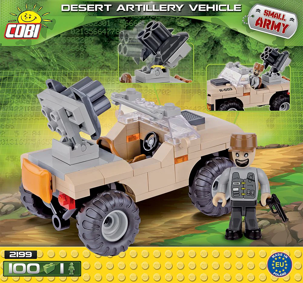 Desert gun carriage COBI 2199 image 1