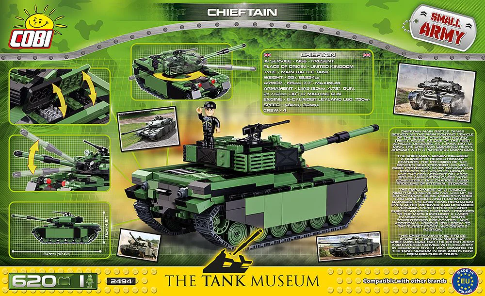 Warlord-style tank COBI 2494 image 1