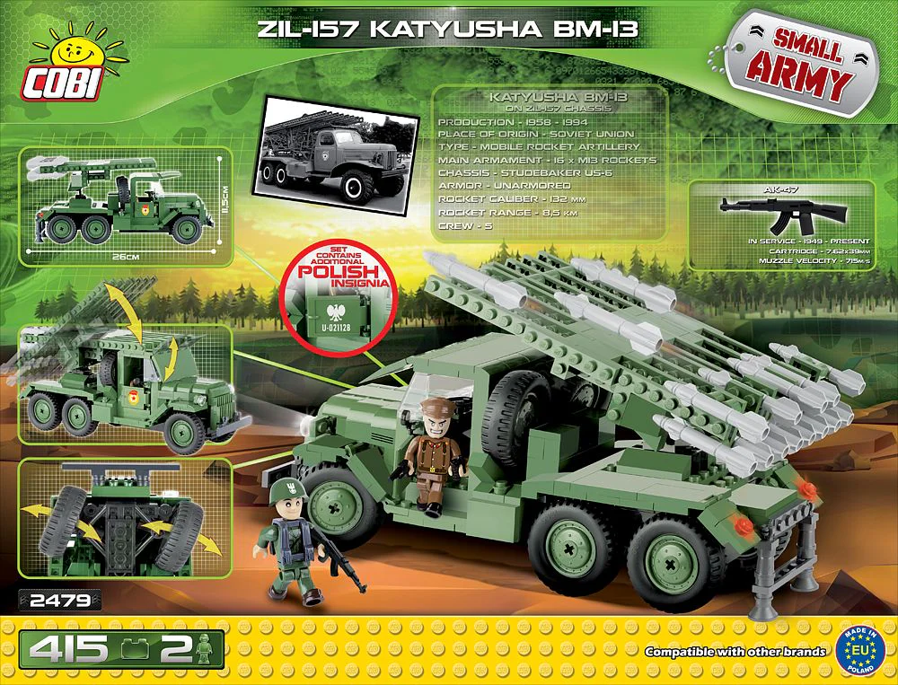 Katyusha rocket launcher COBI 2479 image 1