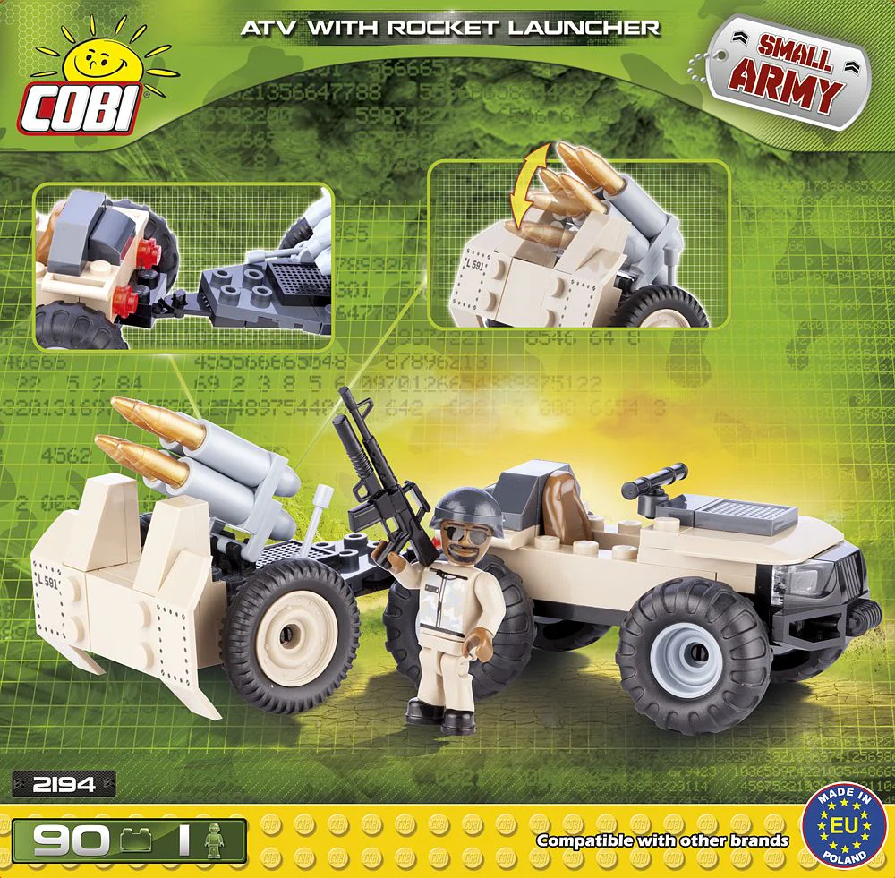 "All-Terrain Vehicle with Rocket Launcher" COBI 2194 image 1