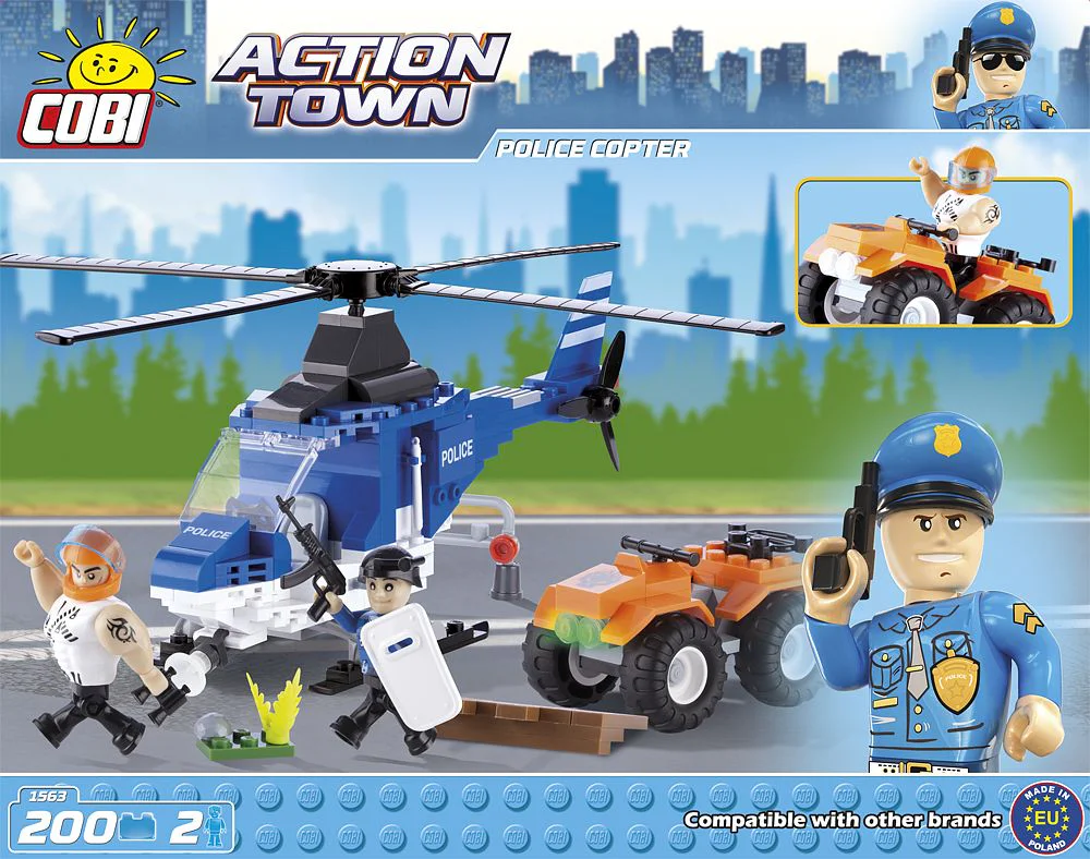 Police Helicopter COBI 1563 image 1
