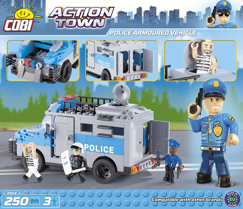 Armored Police Vehicle COBI 1564 image 1