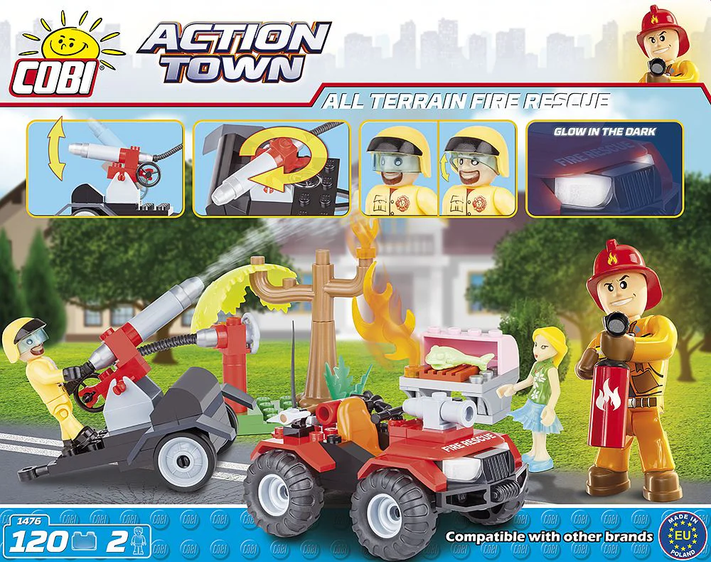 All-terrain Fire Rescue COBI 1476 image 1