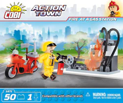 Gas station fire