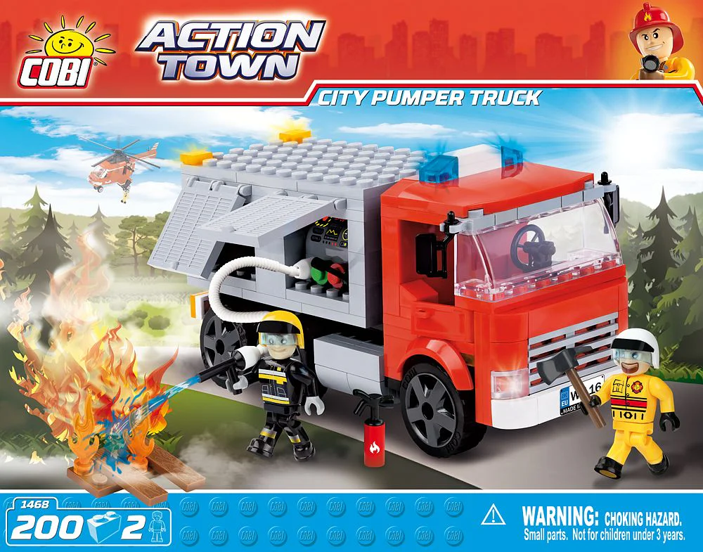 Truck, urban fire COBI 1468