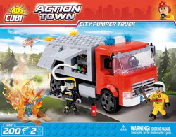 Truck, urban fire