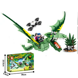 Dinosaur World's Dinosaur Attack: Section 2, UAVs search for Wing Dragons and escape from the Tyrannosaurus's nest