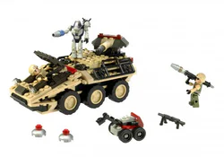 Super warships: demining robots