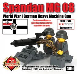 Spandau MG 08 heavy machine gun.