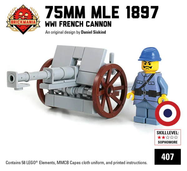 75mm Mle 1897 "French 75" Brickmania 407