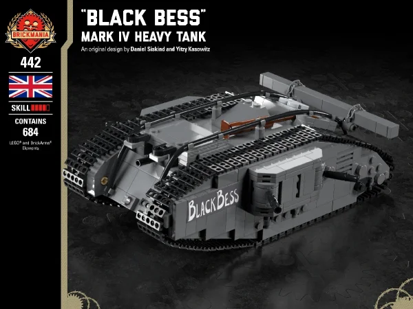 "Black Bess" - Mark IV Heavy Tank Brickmania 442