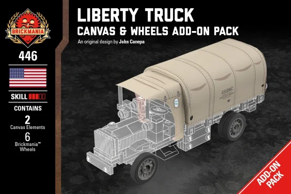 Truck Canvas and Wheel Cover Set Brickmania 446