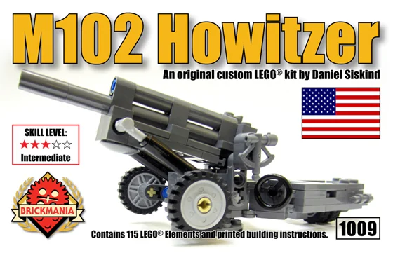 M102 HOWITZER Brickmania 1009