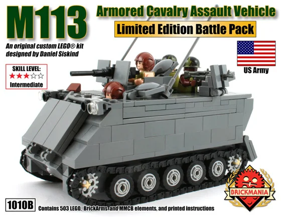 M113 ARMOURED ASSAULT VEHICLE Brickmania 1010B
