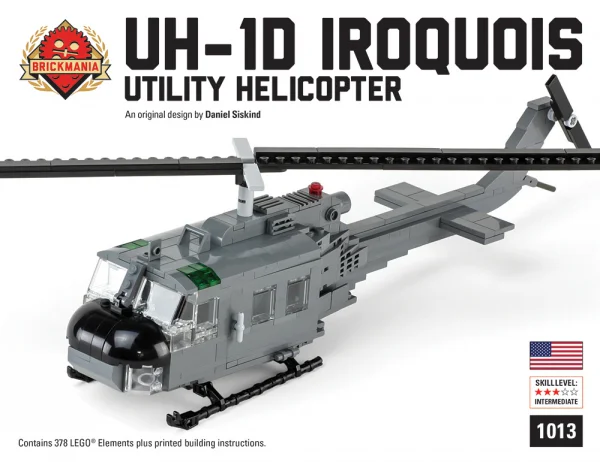 UH-1D HELICOPTER Brickmania 1013