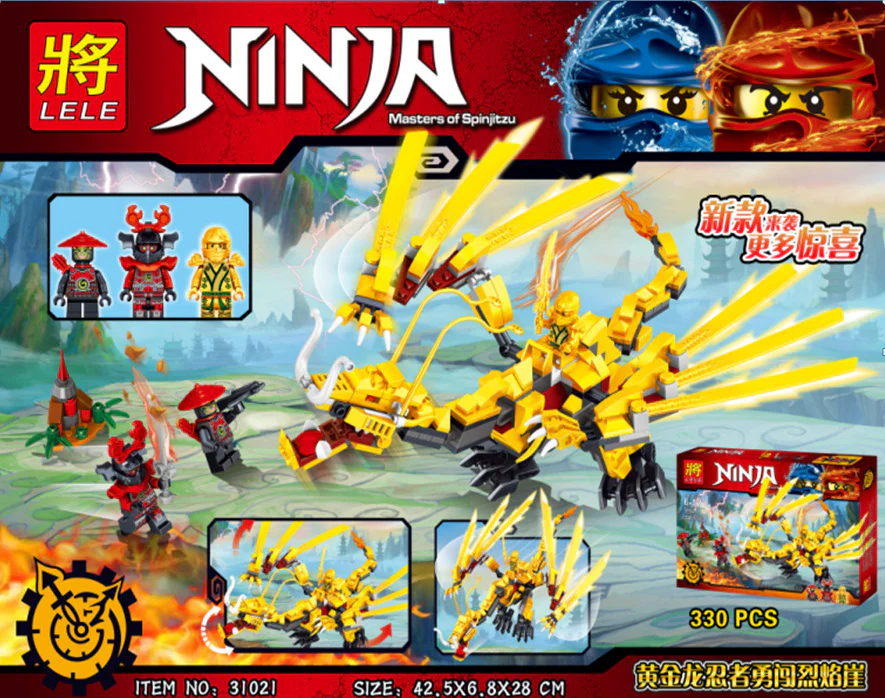 The Golden Dragon Ninja has made it through the cliff 31021