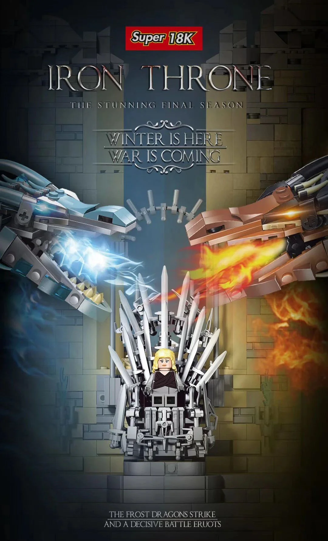 The song of ice and fire: the Iron Throne Super 18K K130 image 1