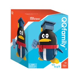 "QQ Family Building Blocks Happy Moments QQ Graduate Student"