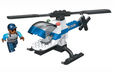 Police Helicopter 美家宝/美高 MegaBloks 2433