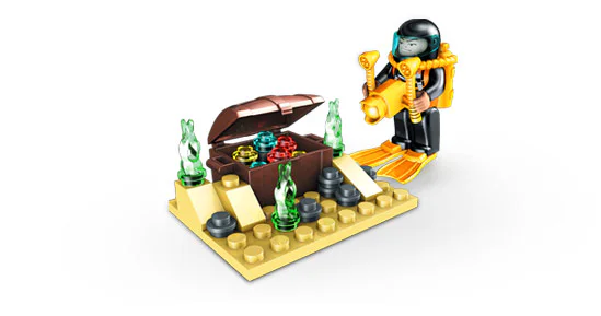 A treasure-hunting hero bag 美家宝/美高 MegaBloks 2499