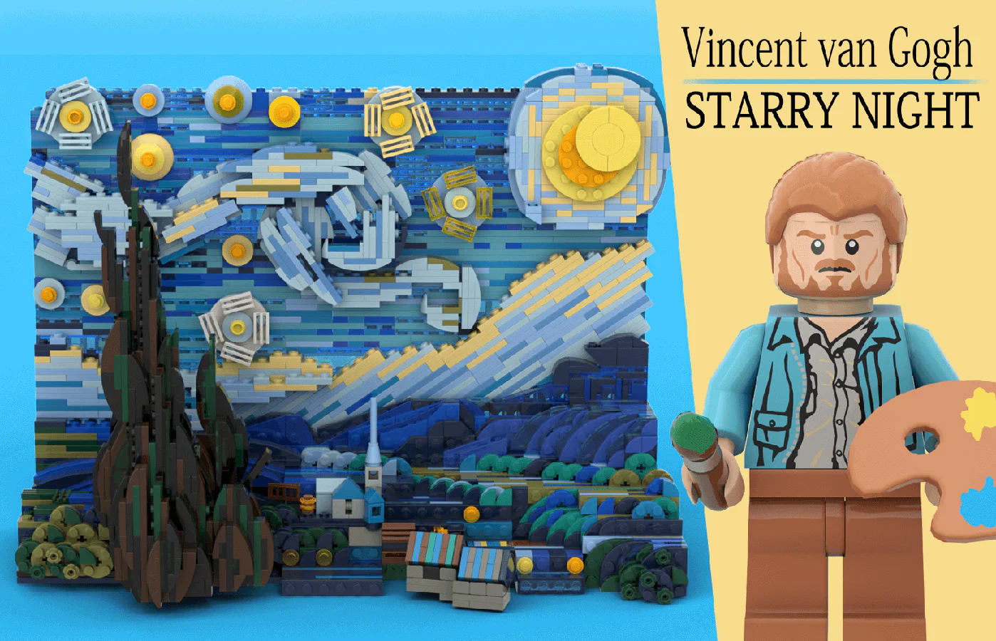 Van Gogh: Star and Moon Night 启智乐 90024 image 1