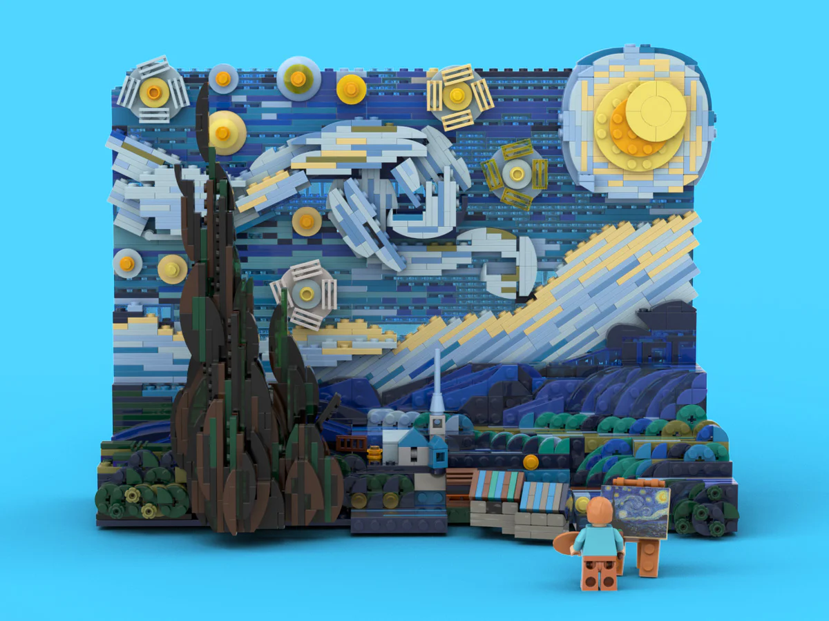 Van Gogh: Star and Moon Night 启智乐 90024 image 3