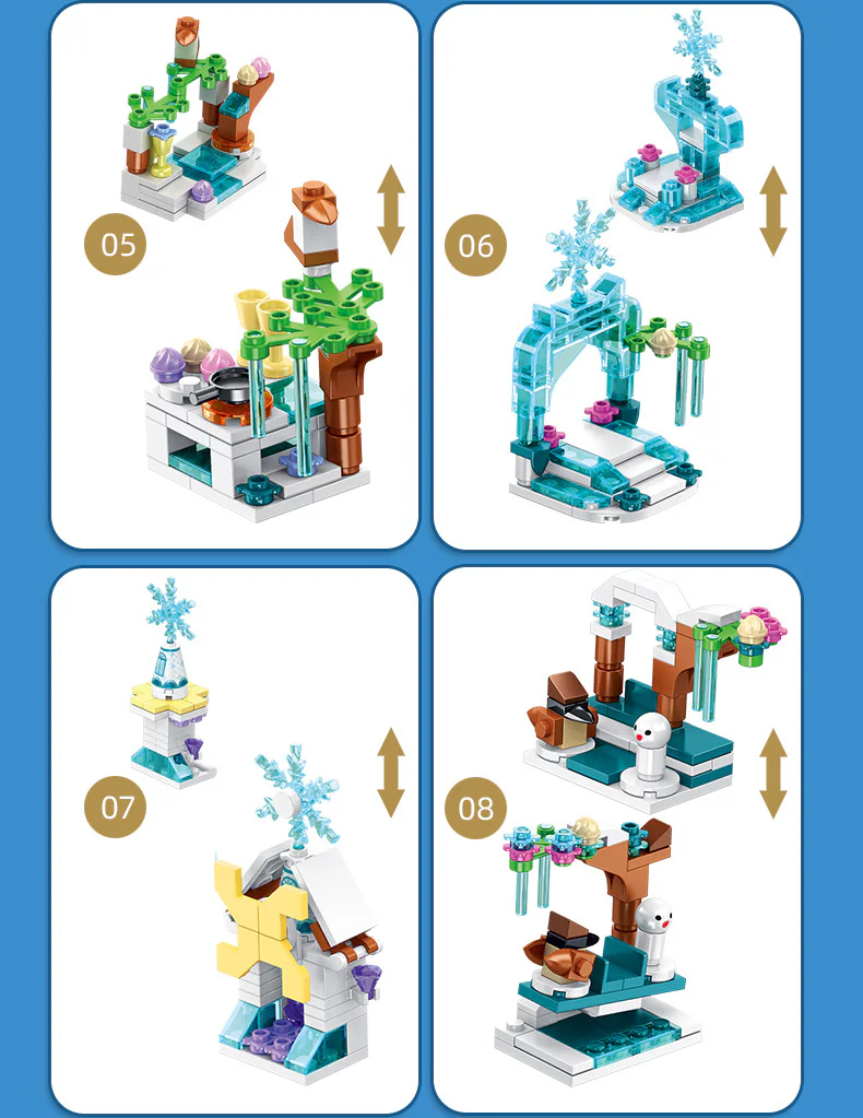 Ice Castle 12-in-1 25 Transformable Type 潘洛斯 PANLOSBRICK 633048 image 3