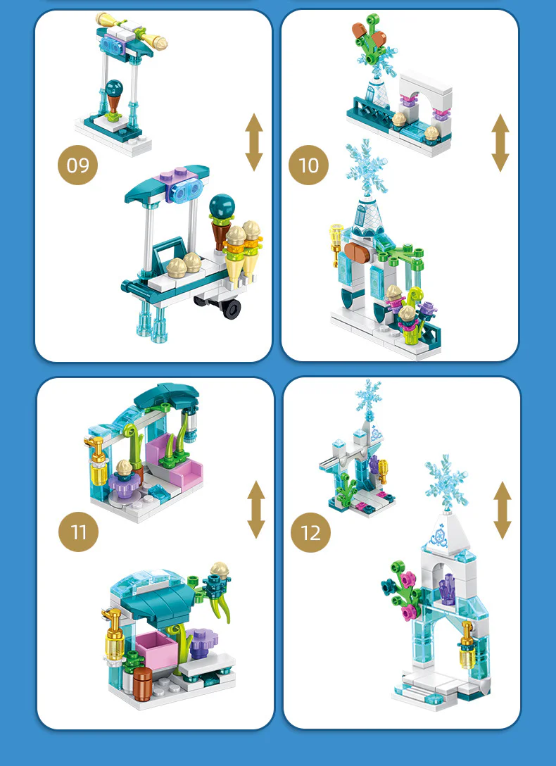 Ice Castle 12-in-1 25 Transformable Type 潘洛斯 PANLOSBRICK 633048 image 4