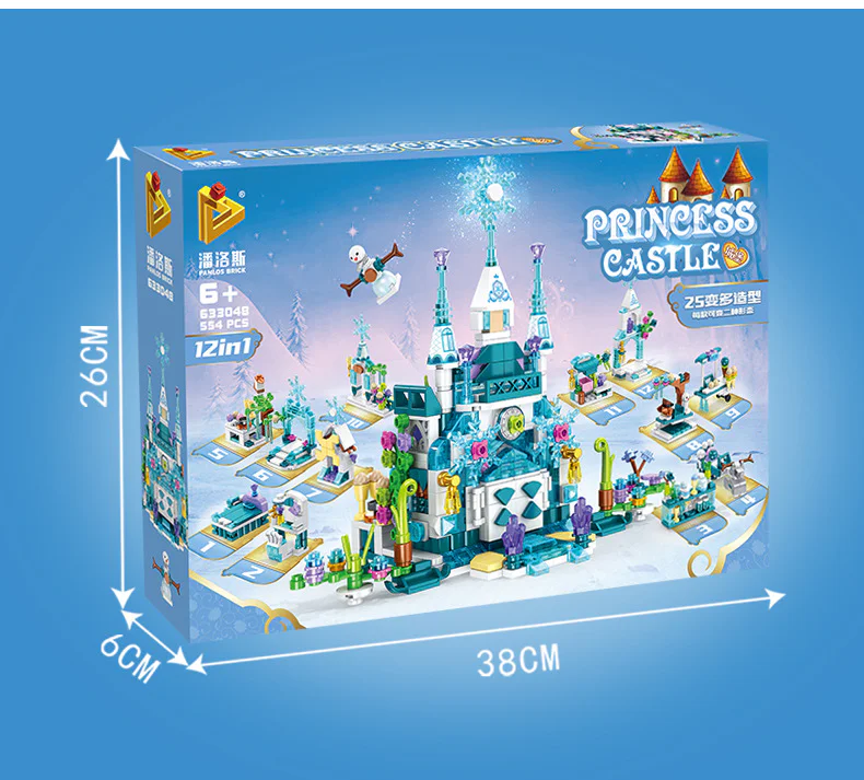 Ice Castle 12-in-1 25 Transformable Type 潘洛斯 PANLOSBRICK 633048 image 6