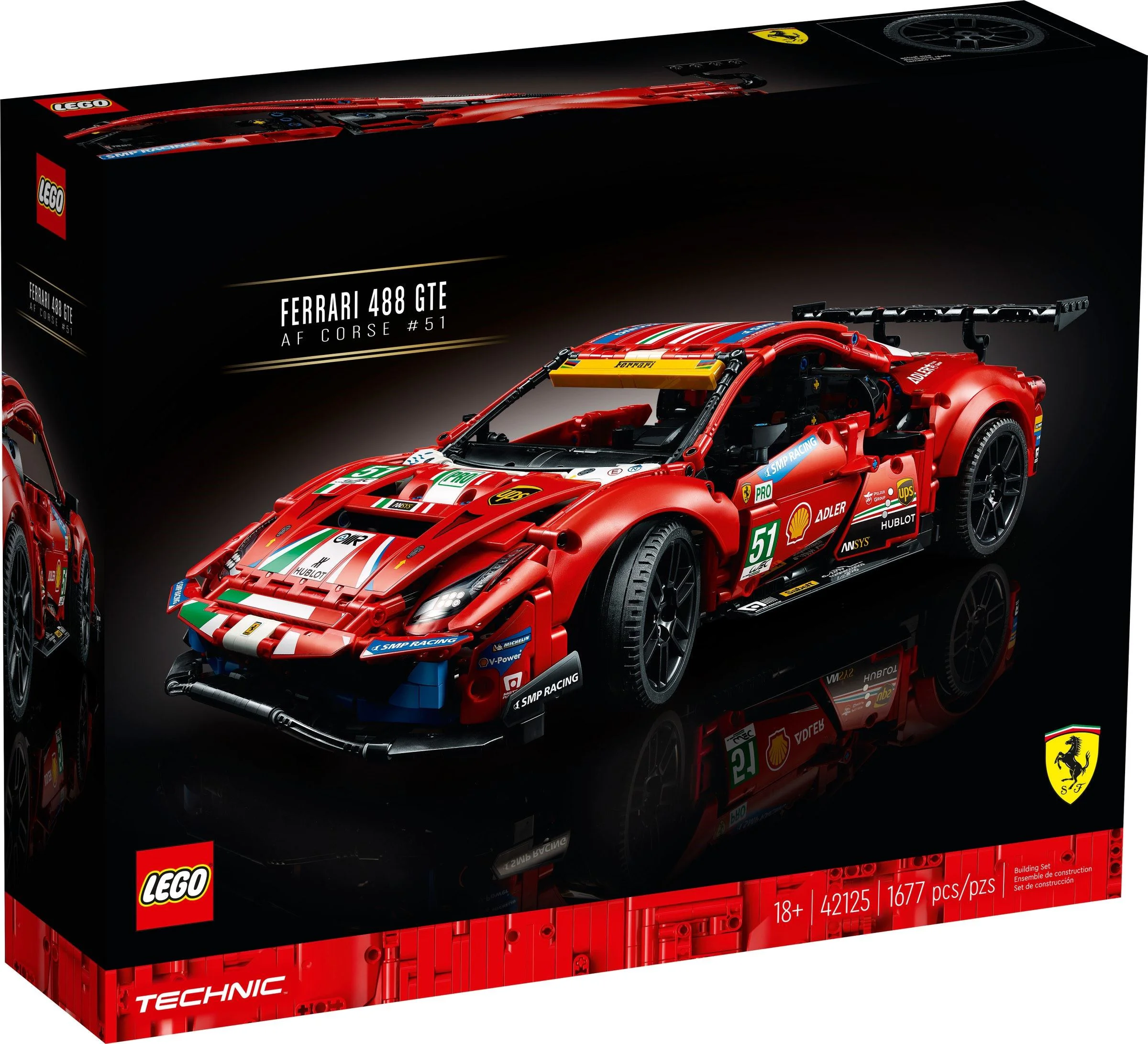 Ferrari 488 GTE 乐博LEBO 10287 image 1