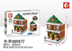 Mini Street View: Winter Café