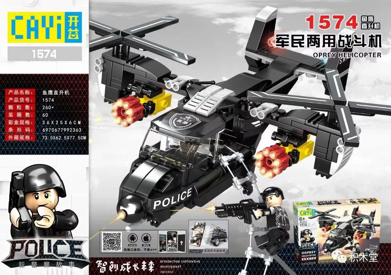AR'S NEW POLICE STORY: FISHHAWK HELICOPTERS 开益 CAYI 1574 image 2