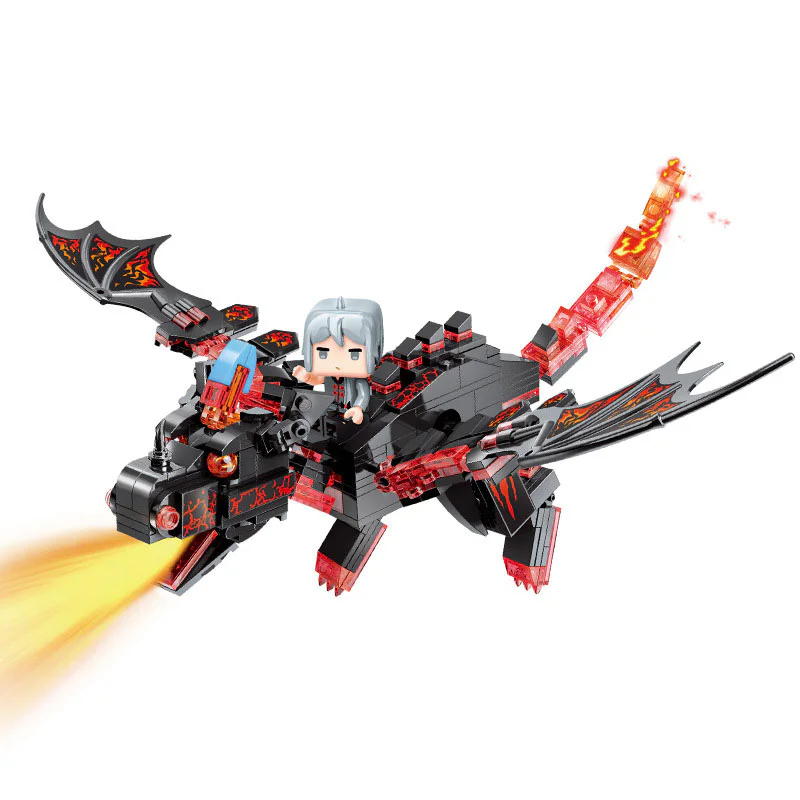 Miniworld: Black Dragon of lava 启蒙 QMAN/ENLIGHTEN/Keeppley 72013 image 1