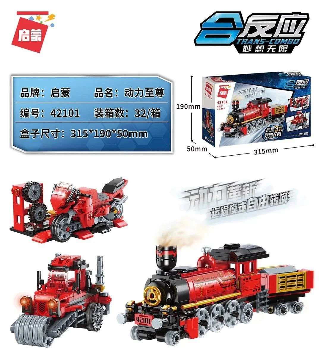 Co-reaction: power is paramount 启蒙 QMAN/ENLIGHTEN/Keeppley 42101