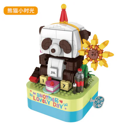 Music box: panda hour light 佳奇积木 JAKI JK1505 image 1
