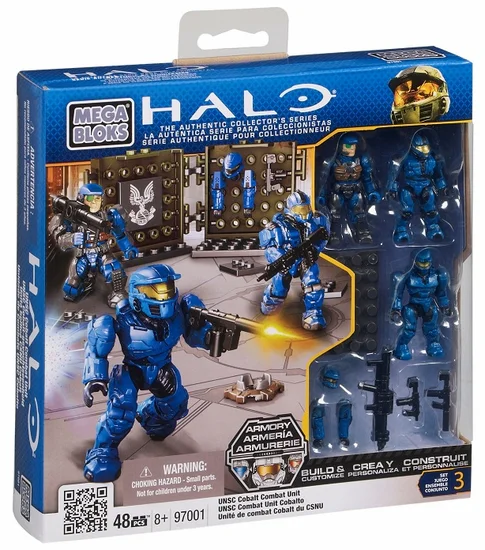 UNSC COBALT COMBAT UNIT 美家宝/美高 MegaBloks 97001